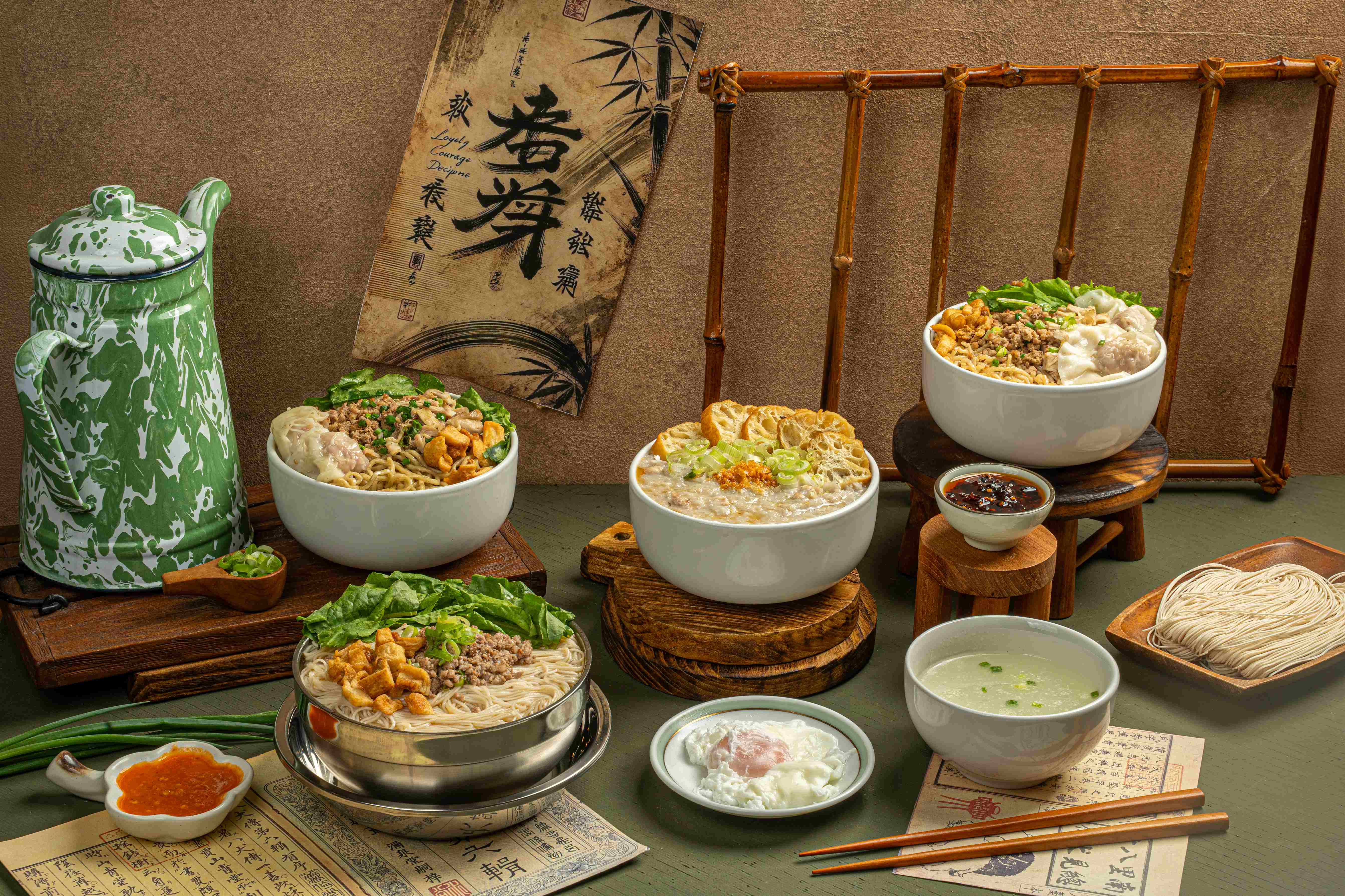Kedai Cao An signature bowls and kopitiam dishes